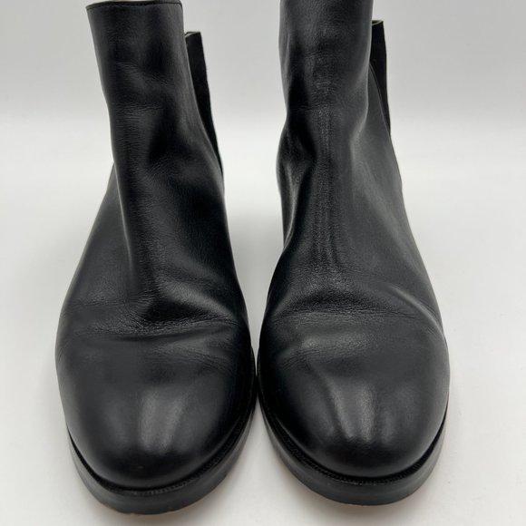 Cole Haan Elion Grand O's Black Leather and Suede Ankle Booties Size 7 - Picture 3 of 10